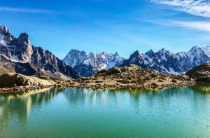 Le lac Blanc à Chamonix