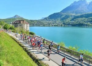 Le parcours du marathon d'Annecy