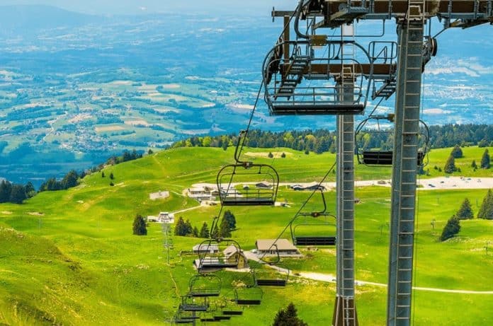 Le sommet du Semnoz en Haute-Savoie