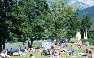 Plage de Duingt Lac d'Annecy