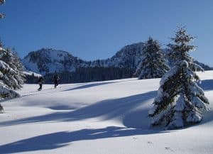 Plateau des Glières boucle de Dran en raquettes