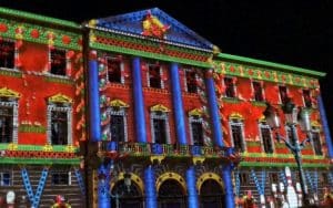 Projection son et lumières Noël des Alpes Annecy