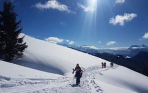 Raquette à neige à Morzine