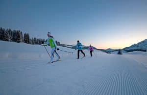 Ski de fond au plateau des Glières