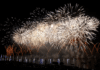 Fête du lac feux d'artifice lac Annecy
