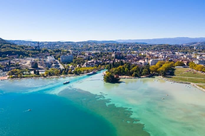 Traversée du lac d'Annecy