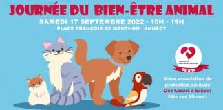 affiche des 10 ans de l'association Des Cœurs à Sauver