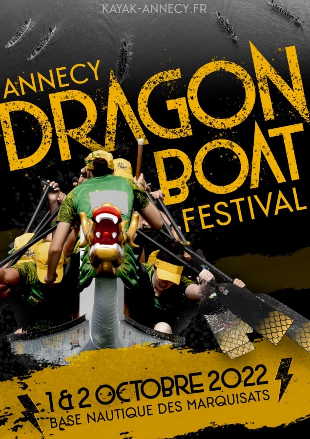 festival dragon boat annecy affiche 2022