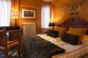 chambre du chalet hotel les cimes grand bornand