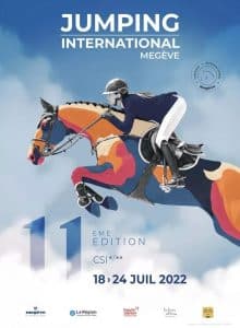 affiche jumping megève 2022