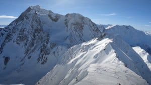 les arcs vue depuis l'aiguille rouge