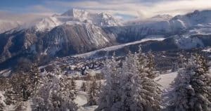 vue sur courchevel