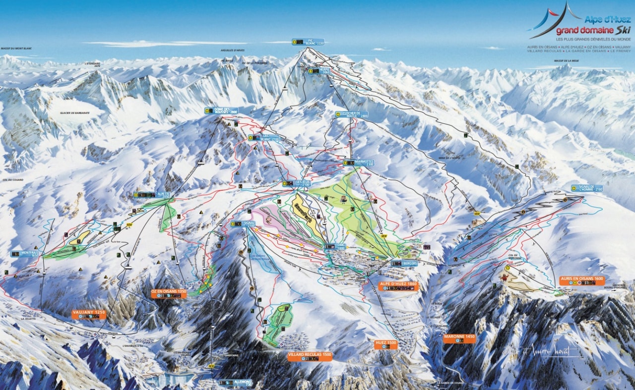 domaine skiable alpe d'huez