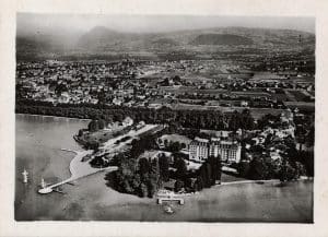 Impérial Palace vue aérienne 1950 © Archives départementales