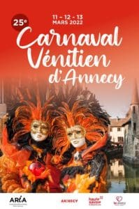 affiche portrait carnaval vénitien 2022