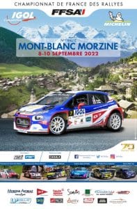 affiche rallye du mont blanc