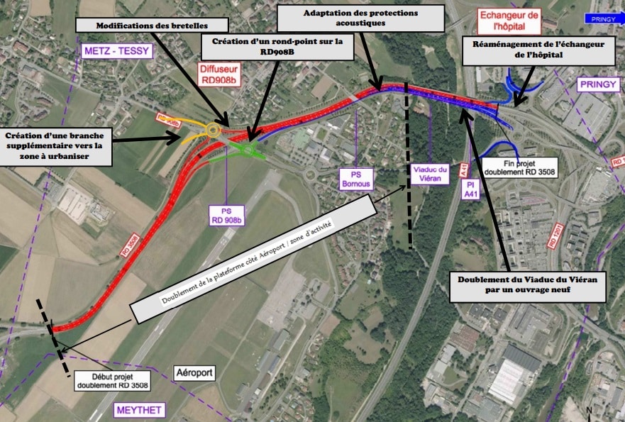 épagny metz tessy contournement annecy projet