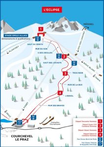 piste l'éclipse courchevel ©Courchevel Méribel 2023