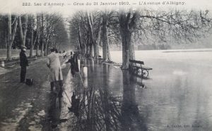 1910 crue lac annecy ©A. Gardet