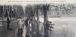 1910 crue lac annecy ©A. Gardet