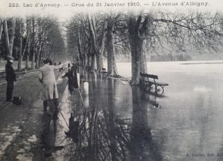 1910 crue lac annecy ©A. Gardet