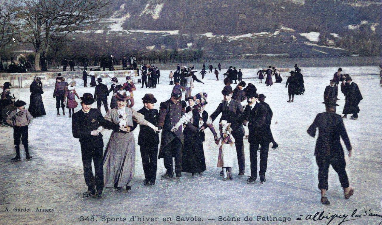 lac annecy gelé © A. Gardet