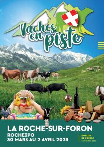 vaches en piste la roche sur foron affiche 2023