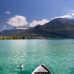 Bateau sur le lac d’annecy © M. Pitteloud