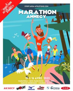 affiche marathon annecy 2023 ©G. Godel