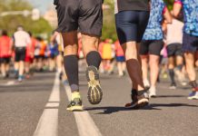 personnes participant à au marathon du lac d'Annecy
