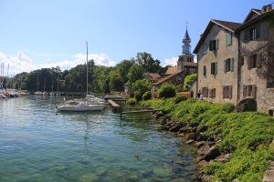 vue sur Yvoire et le lac Léman ©M. Pitteloud