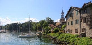 vue sur Yvoire et le lac Léman ©M. Pitteloud