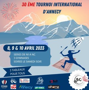 tournoi international badminton annecy