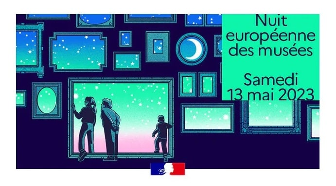 affiche nuit européenne des musées annecy 2023
