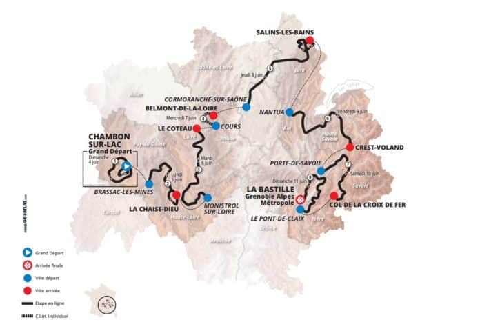 carte critérium du dauphiné 2023