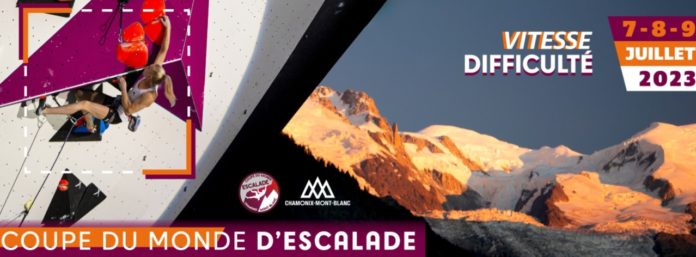 coupe du monde escalade juillet 2023 chamonix