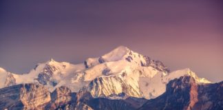 mont blanc depuis le salève