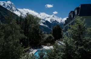 vue folie douce hotel chamonix