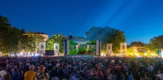 projection cinéma en plein air © Annecy Festival