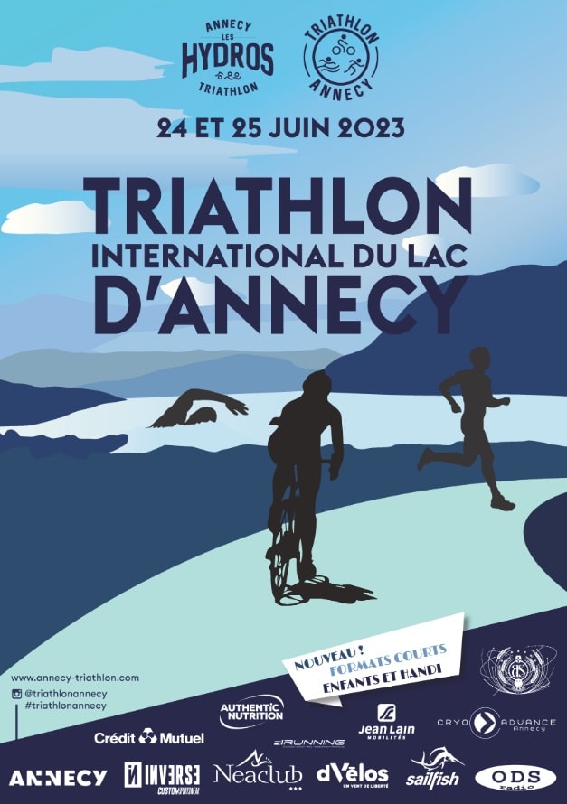 triathlon annecy 2023 affiche