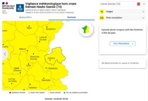 vigilance jaune orages © Météo France