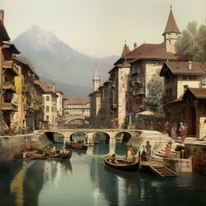 Annecy en 1860