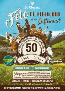 affiche fete reblochon la clusaz