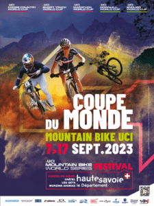 Affiche coupe du monde mountain bike 2023