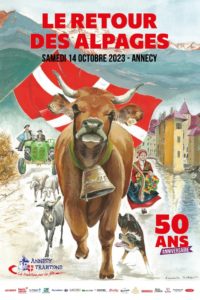 affiche retour des alpages 2023 annecy