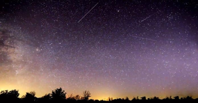 Pluie étoiles filantes aout 2023