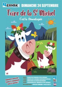 Affiche foire Saint-Michel Bernex