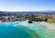 Lac d'Annecy réchauffement climatique