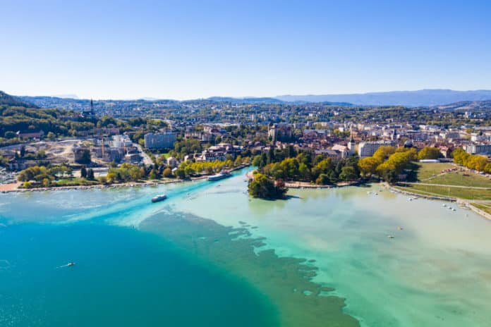 Lac d'Annecy réchauffement climatique