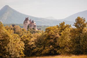 Chateau Menthon Saint Bernard automne